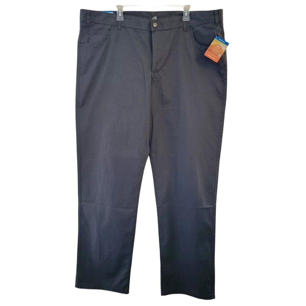 Columbia Pants Mens 40 x 30 Gray Omni-Shade 50 UPF Sun Protection NWT $65